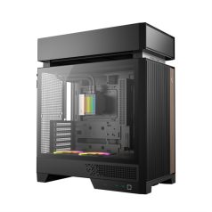  DeepCool Számítógépház - CL6600 (fekete, 1x360cm AIO vízhűtés, 2x120mm A-RGB, ATX, 2xUSB3.0, 1xUSB-C)
