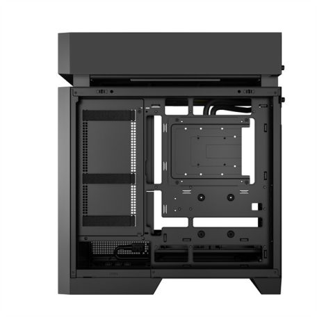 DeepCool Számítógépház - CL6600 (fekete, 1x360cm AIO vízhűtés, 2x120mm A-RGB, ATX, 2xUSB3.0, 1xUSB-C)