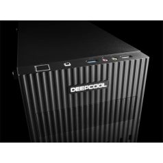   DeepCool Számítógépház - MATREXX 30 (fekete, fekete belső, ablakos, 1x12cm ventilátor, mATX, 1xUSB3.0, 1xUSB2.0)
