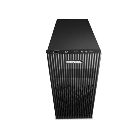 DeepCool Számítógépház - MATREXX 30 (fekete, fekete belső, ablakos, 1x12cm ventilátor, mATX, 1xUSB3.0, 1xUSB2.0)