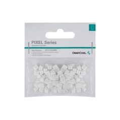   DeepCool Számítógépház Kiegészítő - PIXEL WH (100db, fehér, szilikon)