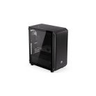 Endorfy Számítógépház - Arx 500 Core (ATX /micro ATX/ITX, 1xUSB-C, 2xUSB3.2, 7x14cm ventilátor, ablakos, fekete)