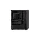 Endorfy Számítógépház - Arx 500 Core (ATX /micro ATX/ITX, 1xUSB-C, 2xUSB3.2, 7x14cm ventilátor, ablakos, fekete)
