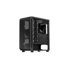 Endorfy Számítógépház - Arx 500 Core (ATX /micro ATX/ITX, 1xUSB-C, 2xUSB3.2, 7x14cm ventilátor, ablakos, fekete)