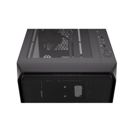 Endorfy Számítógépház - Arx 500 Core (ATX /micro ATX/ITX, 1xUSB-C, 2xUSB3.2, 7x14cm ventilátor, ablakos, fekete)