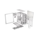 Endorfy Számítógépház - Arx 700 White ARGB (ATX /micro ATX/ITX, 1xUSB-C, 2xUSB3.0, 4x14cm LED ventilátor, ablak, fehér)