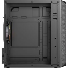   Formula Számítógépház - Air Mesh G4 Black (fekete, ablakos, 1x12cm venti, mATX, 1xUSB3.0, 1xUSB2.0)
