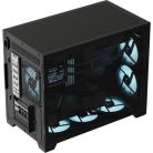 Formula Számítógépház - Air Mesh G6 Black (fekete, ablakos, mATX, 1xUSB3.0, 1xType-C)