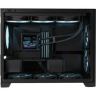 Formula Számítógépház - Air Mesh G6 Black (fekete, ablakos, mATX, 1xUSB3.0, 1xType-C)
