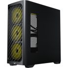 Formula Számítógépház - Air Power G3 Black (fekete, ablakos, 4x12cm venti, ATX, 1xUSB3.0, 2xUSB2.0)