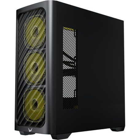 Formula Számítógépház - Air Power G3 Black (fekete, ablakos, 4x12cm venti, ATX, 1xUSB3.0, 2xUSB2.0)