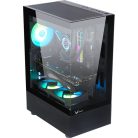 Formula Számítógépház - Crystal Z1+ Black ARGB (fekete, ablakos, ATX, 3x12cm venti, 1xUSB3.0, 1xUSB2.0, 1xType-C)