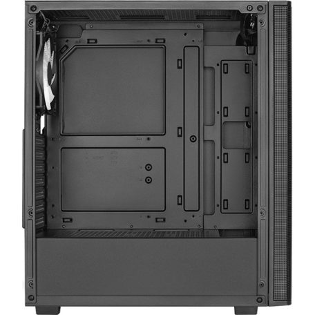 Formula Számítógépház - FG-06 AR (fekete, ablakos, 4x12cm ARGB venti, mATX, 1xUSB3.0, 2xUSB2.0)