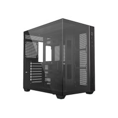   ID-Cooling Számítógépház - VIEW 510 (ablakos, venti nélkül, BTF, ATX, USB3.0, 1xUSB-C, fekete)