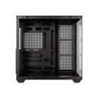 ID-Cooling Számítógépház - VIEW 510 (ablakos, venti nélkül, BTF, ATX, USB3.0, 1xUSB-C, fekete)