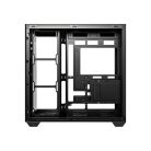 ID-Cooling Számítógépház - VIEW 510 (ablakos, venti nélkül, BTF, ATX, USB3.0, 1xUSB-C, fekete)