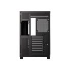 ID-Cooling Számítógépház - VIEW 510 (ablakos, venti nélkül, BTF, ATX, USB3.0, 1xUSB-C, fekete)