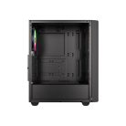 ID-Cooling Számítógépház - WARE 310 ARGB (ablakos, 4x12cm A-RGB, ATX, USB3.0, 1xUSB-C, 1xUSB2.0, fekete)