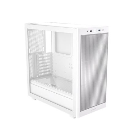 ID-Cooling Számítógépház - WARE 510 WH (ablakos, venti nélkül, ATX, USB3.0, 1xUSB-C, 1xUSB2.0, fehér)