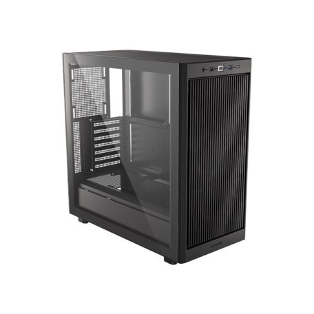 ID-Cooling Számítógépház - WARE 510 (ablakos, venti nélkül, ATX, USB3.0, 1xUSB-C, 1xUSB2.0, fekete)