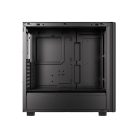 ID-Cooling Számítógépház - WARE 510 (ablakos, venti nélkül, ATX, USB3.0, 1xUSB-C, 1xUSB2.0, fekete)
