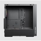 KEEP OUT Számítógépház - XC-805 MESH (fekete, ablakos, 6x12cm ARGB venti, microATX, 2xUSB2.0, 2xUSB3.0)