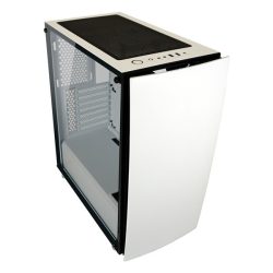 LC-Power Számítógépház - 713W - Bright Sail X (fehér, fehér belső, ablakos, mATX/ATX, 2xUSB-A 3.2, 1xUSB-C 3.2)