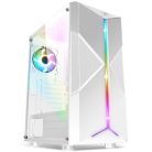 Spirit of Gamer Számítógépház - CLONE 3 White (fekete, ablakos, 2x12cm ventilátor, alsó táp,  ATX, 1xUSB3.0, 2xUSB2.0)