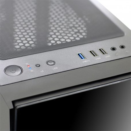Spirit of Gamer Számítógépház - GHOST III RGB (fekete, ablakos, 4x12cm ventilátor, ATX, mATX, 2xUSB3.0, 1xUSB2.0)
