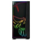 Spirit of Gamer Számítógépház - GHOST ONE RGB (fekete, ablakos, 2x12cm ventilátor, ATX, mATX, 2xUSB3.0, 1xUSB2.0)