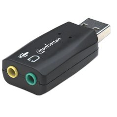   Manhattan Kábel átalakító - USB-A to 3.5 mm Audio Adapter