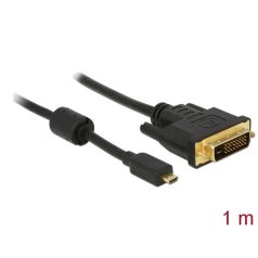   Delock Kábel - 83585 (micro HDMI -> DVI-D (24+1), apa-apa, 1m)