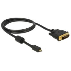   Delock Kábel - 83585 (micro HDMI -> DVI-D (24+1), apa-apa, 1m)