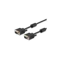   Equip Kábel - 118815 (VGA kábel, HD15, ferrit gyűrűvel, duplán árnyékolt, apa/apa, 15m)