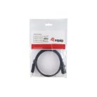 Equip Kábel - 119271 (DisplayPort2.1 kábel, 4K/144Hz, apa/apa, fekete, 1m)