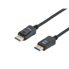  Equip Kábel - 119273 (DisplayPort2.1 kábel, 4K/144Hz, apa/apa, fekete, 3m)
