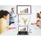 Equip Kábel - 119273 (DisplayPort2.1 kábel, 4K/144Hz, apa/apa, fekete, 3m)