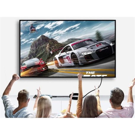 Equip Kábel - 119273 (DisplayPort2.1 kábel, 4K/144Hz, apa/apa, fekete, 3m)