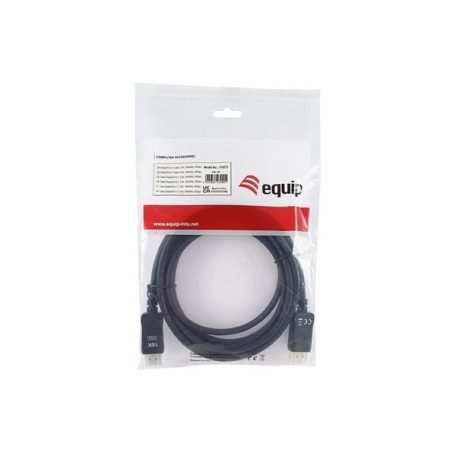 Equip Kábel - 119273 (DisplayPort2.1 kábel, 4K/144Hz, apa/apa, fekete, 3m)