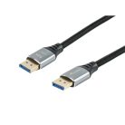 Equip Kábel - 119281 (Premium, DisplayPort2.1 kábel, 4K/240Hz, apa/apa, fekete, 1m)