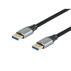   Equip Kábel - 119282 (Premium, DisplayPort2.1 kábel, 4K/240Hz, apa/apa, fekete, 2m)