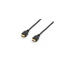   Equip Kábel - 119373 (HDMI2.0 kábel, apa/apa, 4K/60Hz, HDR, aranyozott, 10m)