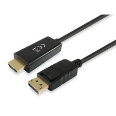   Equip Átalakító Kábel - 119391 (DisplayPort - HDMI kábel, apa/apa, 3m)