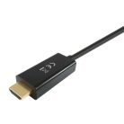 Equip Átalakító Kábel - 119391 (DisplayPort - HDMI kábel, apa/apa, 3m)