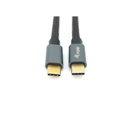Equip Kábel - 128354 (USB-C 3.2 Gen2 to USB-C, apa/apa, PD:100W, fekete, 1m)