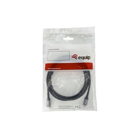 Equip Kábel - 128382 (USB4 Gen2x2, A-A kábel, apa/apa, 4K/60Hz, 20Gbps, PD 100W, 2m)