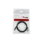 Equip Kábel - 128383 (USB-C 4 Gen1 to USB-C, apa/apa, fekete, 2m)