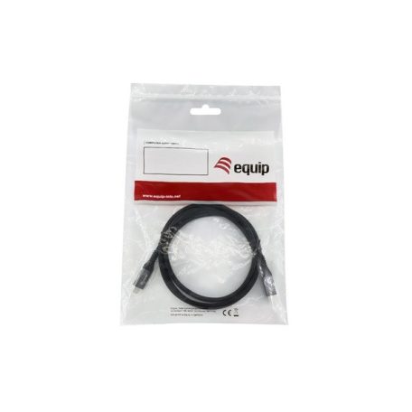 Equip Kábel - 128383 (USB-C 4 Gen1 to USB-C, apa/apa, fekete, 2m)