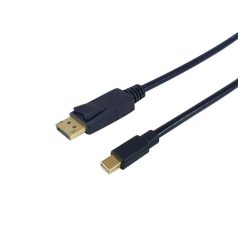   Equip Kábel - 133442 (MiniDisplayPort to DisplayPort, fekete, 2m)