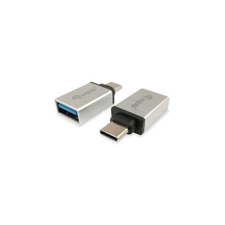 Equip Átalakító - 133473 (USB-C -> USB-A átalakító, apa/anya, ezüst) 2db/csomag